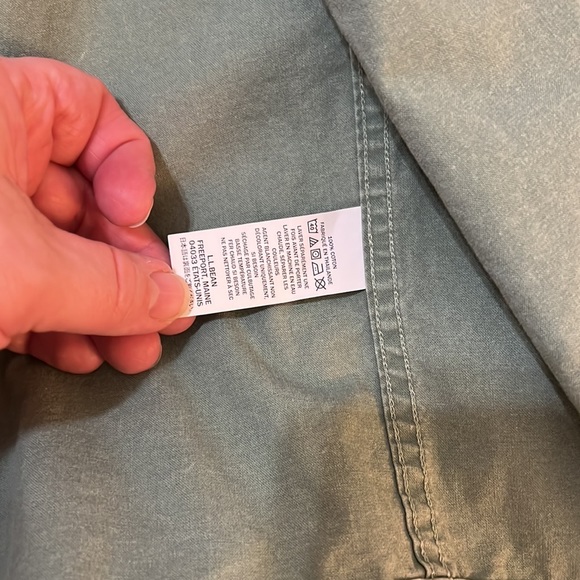 L.L. Bean Men's Sunwashed Canvas Shirt, Traditional Fit Short-Sleeve size XL-REG - Picture 13 of 13